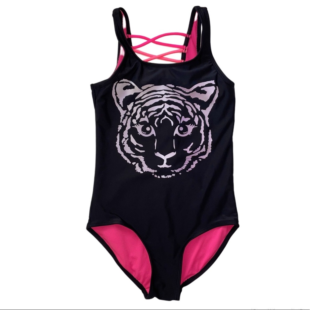 GIRLS Justice Tiger Color Changing Swimsuit